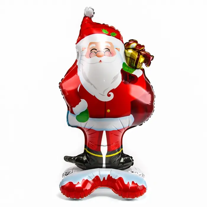 Шар фольгированный 48 Шар фольгированный 48" «Дедушка Мороз», на подставке