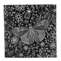 Гравюра «Бабочка», металлический эффект «серебро», 18,5 х 18,5 см Гравюра «Бабочка», металлический эффект «серебро», 18,5 х 18,5 см