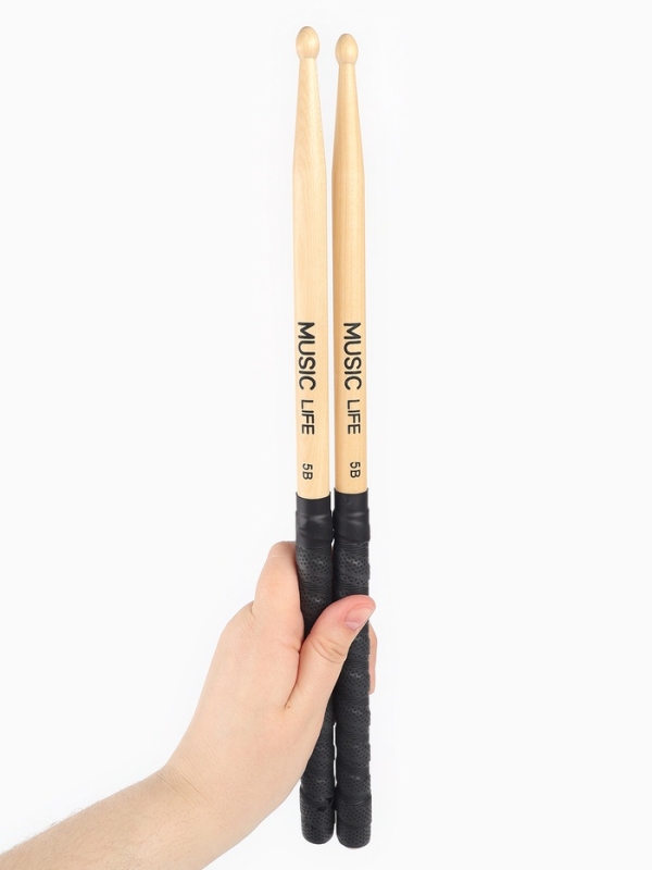 Барабанные палочки Music Life FHT-BK, противоскользящая, клён