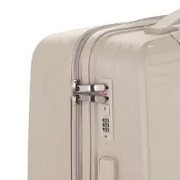 Чемодан на колёсах, 24", кодовый замок, 40&times;24&times;65 см, светло-бежевый