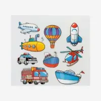 Термонаклейка &laquo;Транспорт&raquo;, 19.5&times;21 см, 8 дизайнов