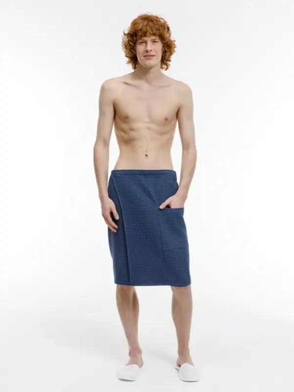 Банный набор Heat Therapy ver.2, мужской, темно-синий