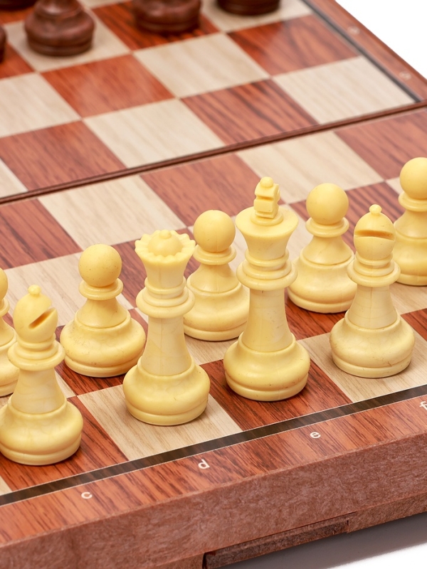 Шахматы 25 х 22 см, король h-4.5 см, пешка h-2.5 см Шахматы 25 х 22 см, король h-4.5 см, пешка h-2.5 см