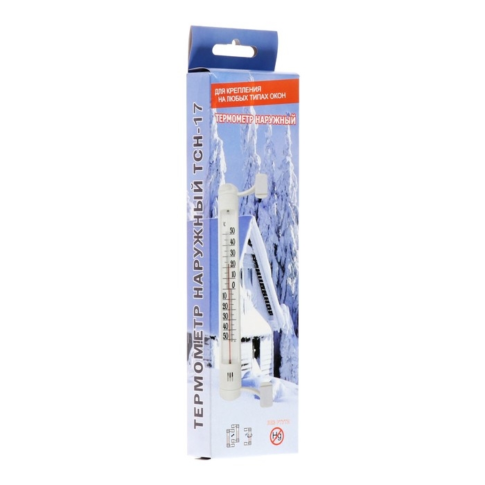 Термометр, градусник уличный, на окно, на липучке, от -50°С до +50°С, 21 х 6.5 см Термометр, градусник уличный, на окно, на липучке, от -50°С до +50°С, 21 х 6.5 см