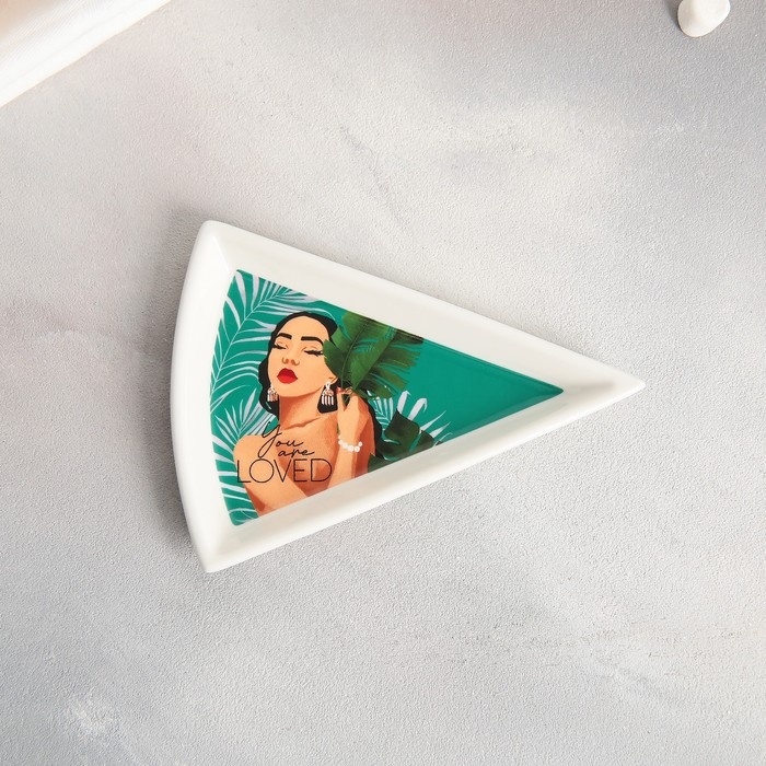 Чайная пара керамическая You are loved, кружка 130 мл, блюдце 11х14.5 см, цвет розовый Чайная пара керамическая You are loved, кружка 130 мл, блюдце 11х14.5 см, цвет розовый