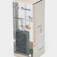 Дозатор для жидкого мыла "Хрусталь", цвет белый