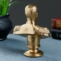 Бюст &laquo;Николай II&raquo;, фигурка гипс под бронзу, 6&times;14&times;6 см