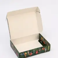 Набор подарочных коробок 3 шт. &laquo;Новый год&raquo;, Чебурашка, 21&times;15&times;5 см