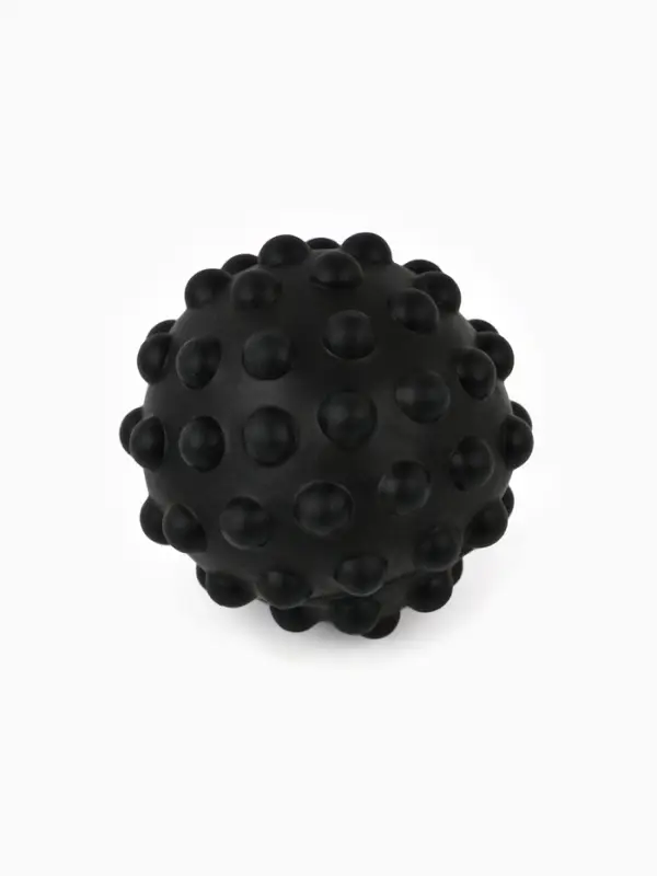 Игрушка пищащая Игрушка пищащая "Мячик" для собак, 6,5 см, черная