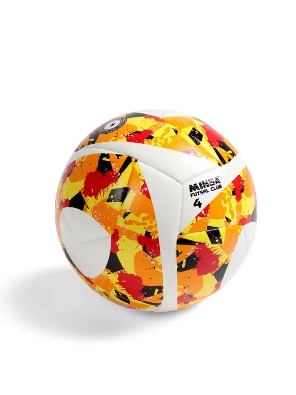 Футбольный мяч MINSA Futsal Club, гибридная сшивка, 12 панелей, р. 4, PU