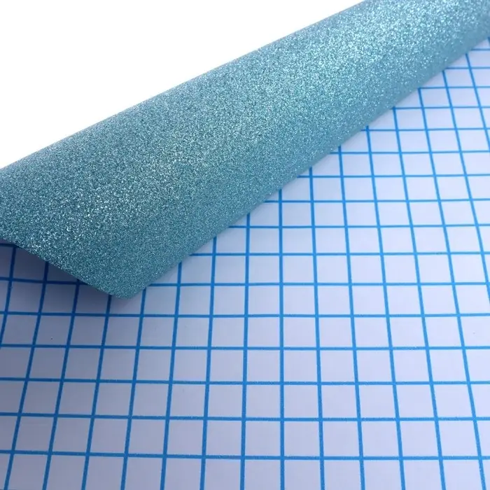 Пленка самоклеящаяся цветная deVENTE, 0,45 х 1 м, 100 мкм, бирюзовая с блёстками Пленка самоклеящаяся цветная deVENTE, 0,45 х 1 м, 100 мкм, бирюзовая с блёстками