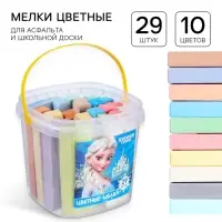 Мелки цветные, 10 цветов, 29 штук, &laquo;Сестры&raquo;