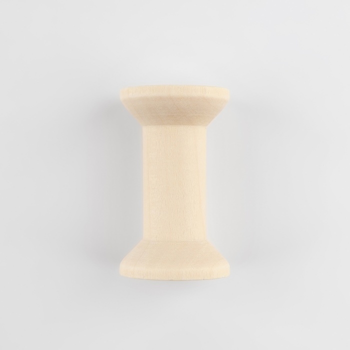 Набор деревянных катушек без покрытия, 5 шт, d = 3 × 5 см Набор деревянных катушек без покрытия, 5 шт, d = 3 × 5 см