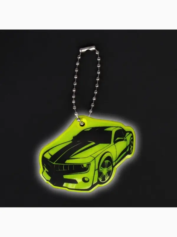 Светоотражающий элемент &laquo;Авто&raquo;, двусторонний, 5.5&times;4.3 см, МИКС