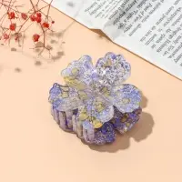 Краб для волос "Артемида" цветок, 7,5х7,5 см, микс