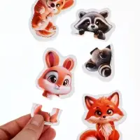 Макси-пазлы Крошка Я &laquo;Зимние истории&raquo;, новогодний набор игрушек, 6 шт., 12 деталей, для ванны