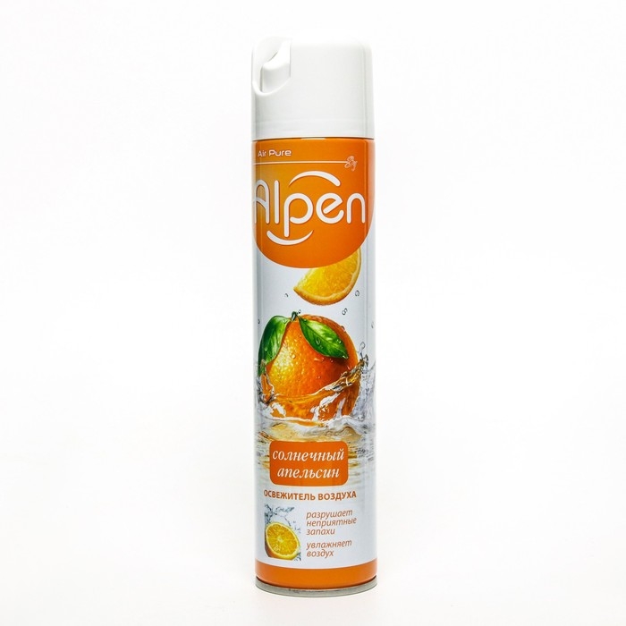 Освежитель воздуха Alpen, Солнечный апельсин, 300 мл