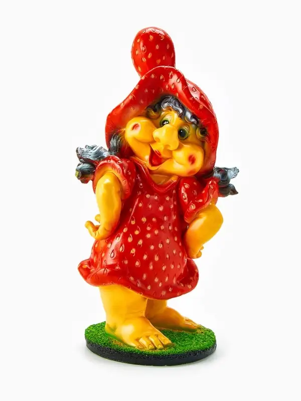 Садовая фигура из гипса &laquo;Гном клубничка&raquo;, 54&times;22&times;28 см