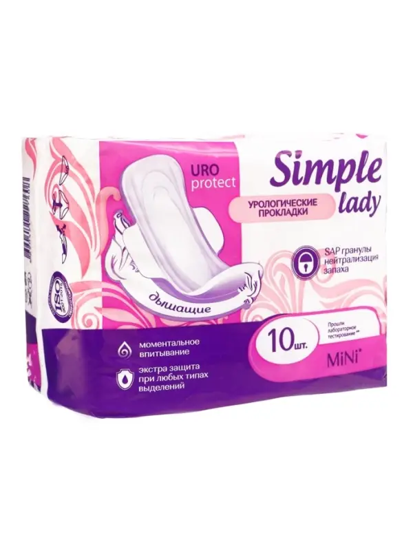 Прокладки урологические mini Day Spa Simple lady, 10 шт.