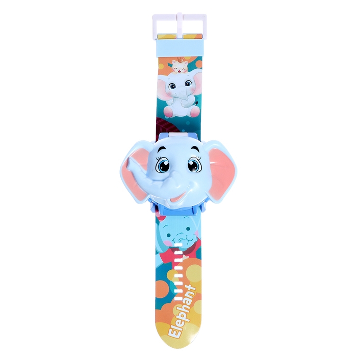 Часы-проектор «Слоник», свет Часы-проектор «Слоник», свет