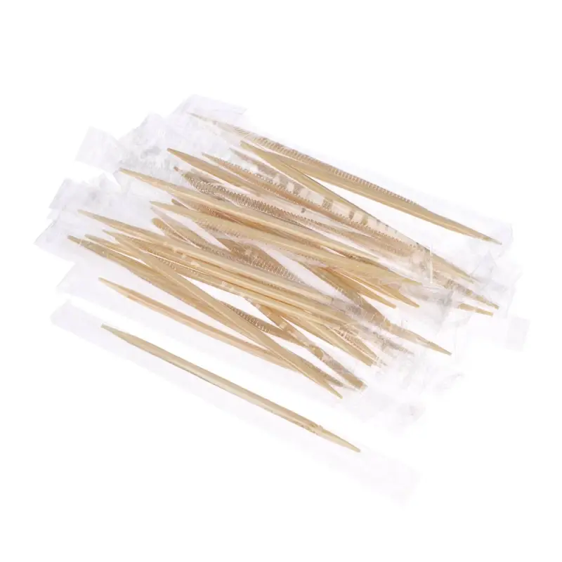 Зубочистки в индивидуальной упаковке тм VETTА, бамбук, 1000шт