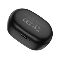 Наушники беспроводные Hoco E11, TWS, вакуумные, Bluetooth 5.1, 40/300 мАч, шумоподавление, чёрные
