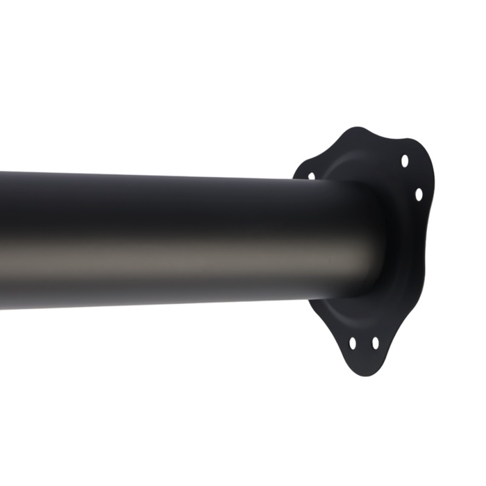 Опора мебельная, барная, ТУНДРА, 60х710 мм, цвет черный Опора мебельная, барная, ТУНДРА, 60х710 мм, цвет черный