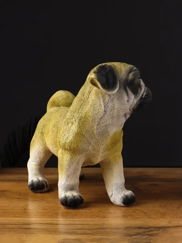 Фигару "Щенок мопс стоящий" 12х23х21 см