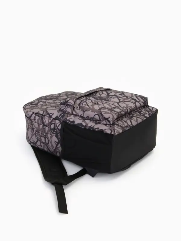 Рюкзак школьный &laquo;Абстракция&raquo;, на молнии, 3 кармана, 30&times;13&times;42 см, серый