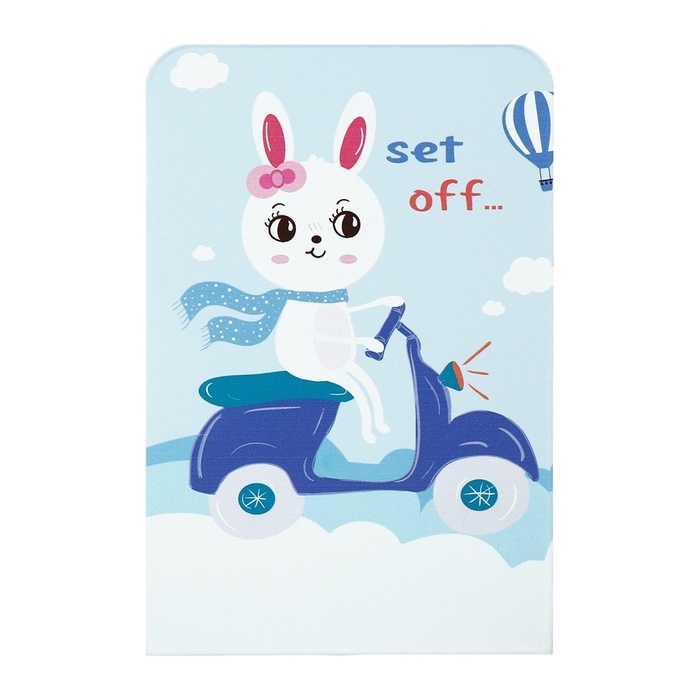 Подставки для книг Подставки для книг "Зверушки", 2 штуки, голубые