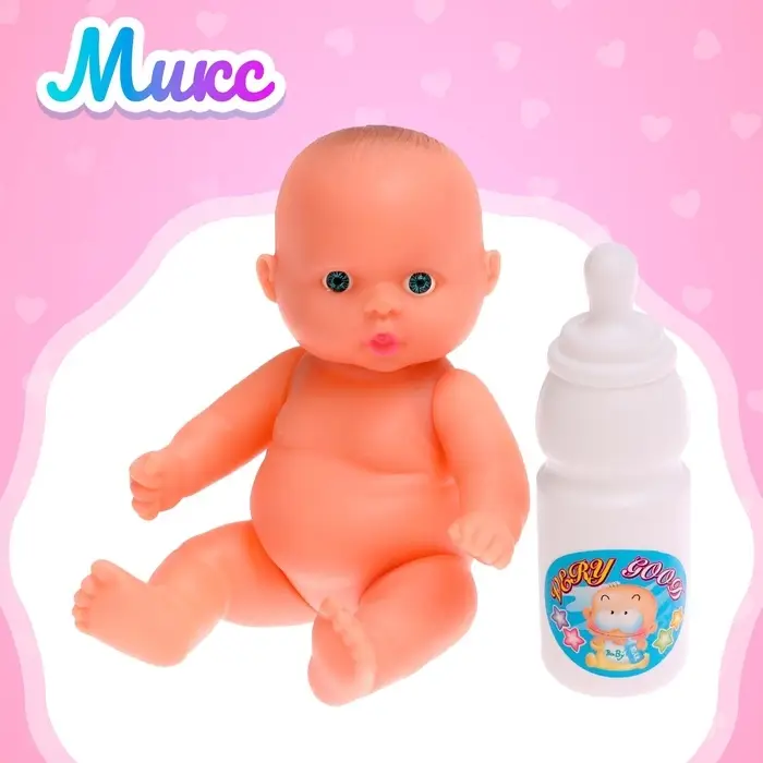 Пупс &laquo;Малыш&raquo; в банном халатике, МИКС