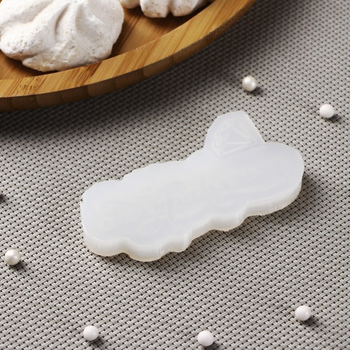 Силиконовый молд «Поздравляем», 8×4 см, прозрачный Силиконовый молд «Поздравляем», 8×4 см, прозрачный