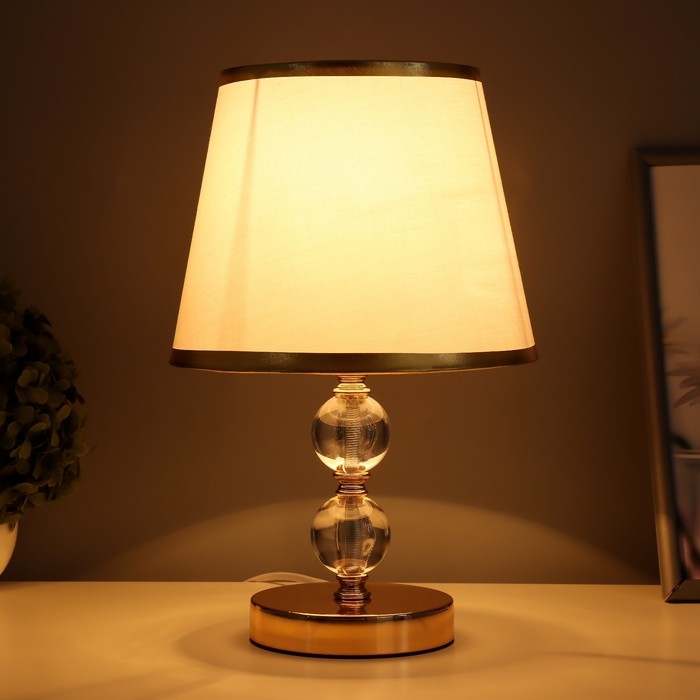 Настольная лампа Настольная лампа "Лайма" Е27 40Вт золото 21х21х36 см