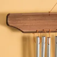 Музыка ветра, 40×23×1 см, бамбук, алюминий