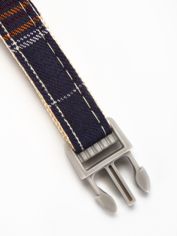 Ошейник Ошейник "Джентельмен в клеточку", 40 х 1,5 см, коричневый