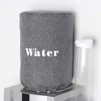 Чехол на бутыль для кулера Доляна Water, 19 л, 27&times;42&times;40 см, лён, серый