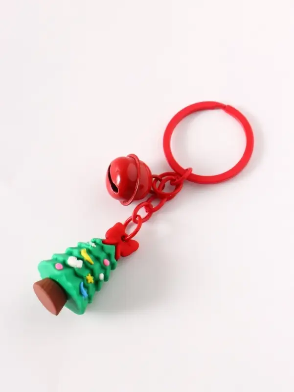 Брелок для ключей &laquo;Ёлочка с колокольчиком&raquo;, 1.8&times;1.8&times;3.5 см