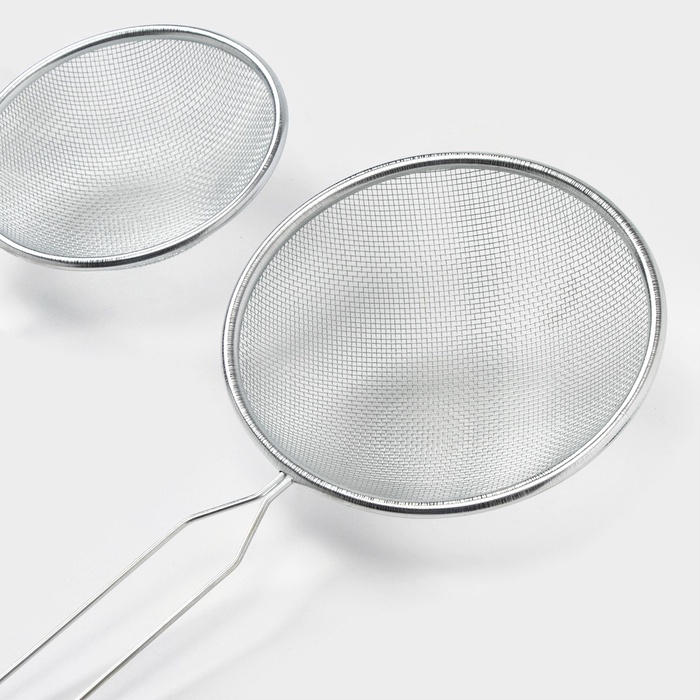 Набор сит Доляна, 3 шт, d=7 см, 8 см, 10 см Набор сит Доляна, 3 шт, d=7 см, 8 см, 10 см