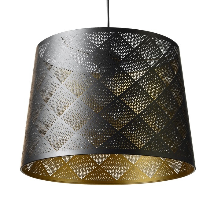 Светильник BayerLux Светильник BayerLux "Ромбы" Е27 40Вт черный золото 35х35х25-90см