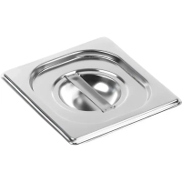 Крышка для гастроемкости 1/6, нерж. сталь AISI201,176x162мм, толщина 0,7мм