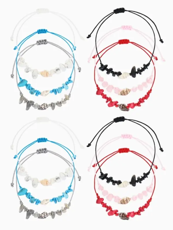 Браслет &laquo;Мррской&raquo;, ракушка с крошкой перламутра, цвет МИКС