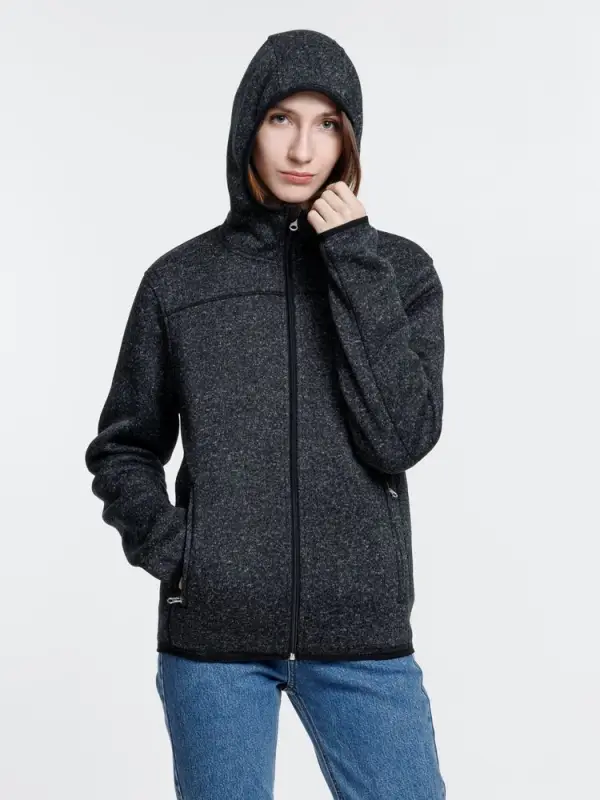 Куртка с капюшоном унисекс Gotland, черная, размер S Куртка с капюшоном унисекс Gotland, черная, размер S