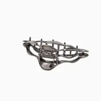 Крабик для волос &laquo;Луна&raquo;, уголок, 10 см, чёрный