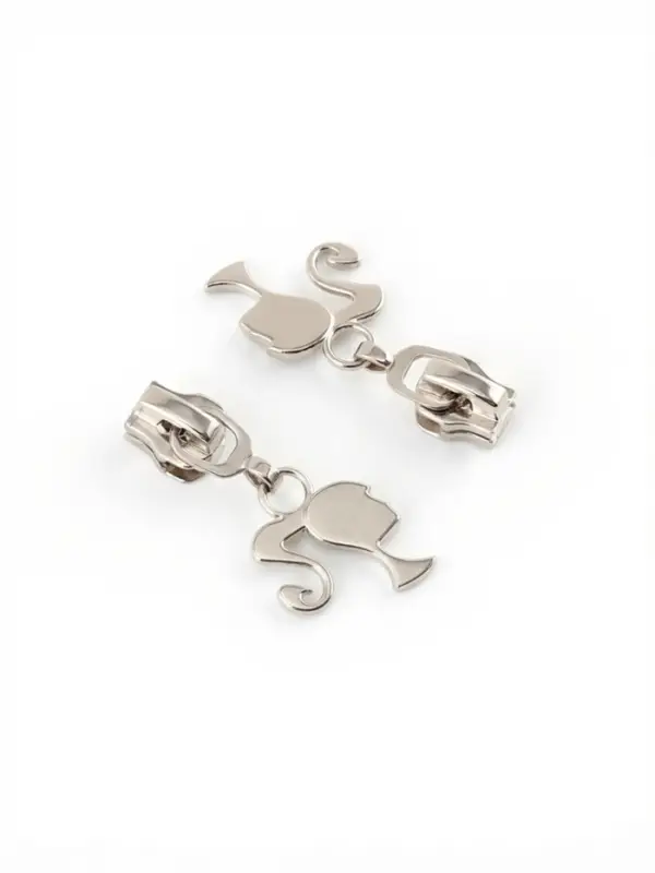 Бегунок для металлической молнии, №5, &laquo;Кукла&raquo;, 10 шт., цвет никель