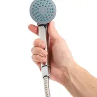 Набор для душа ZEIN Z0101, шланг 150 см, гайки металл, лейка 1 режим