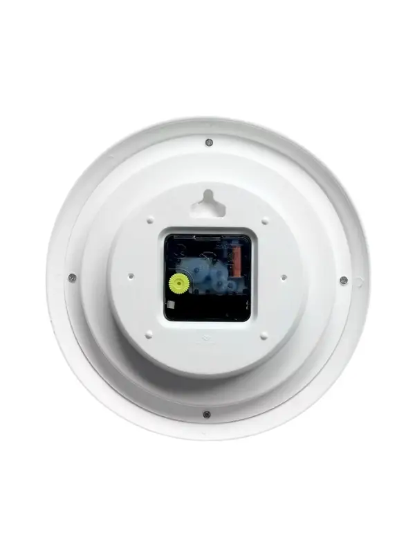 Часы настенные, интерьерные, бесшумные, d=21 см, белые