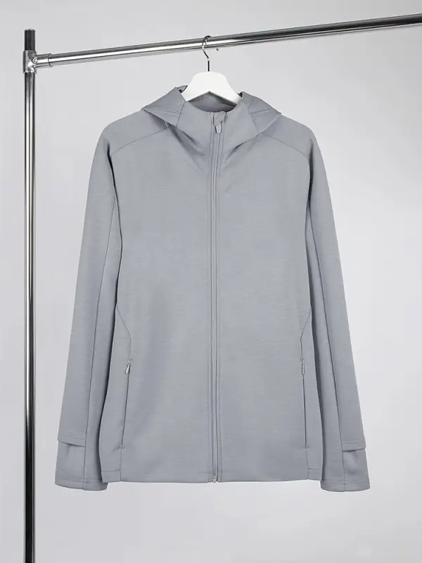 Куртка с капюшоном унисекс Begi, серая, размер M Куртка с капюшоном унисекс Begi, серая, размер M