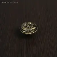 Ручка кнопка VINTAGE 007, цвет бронза, 8 шт.