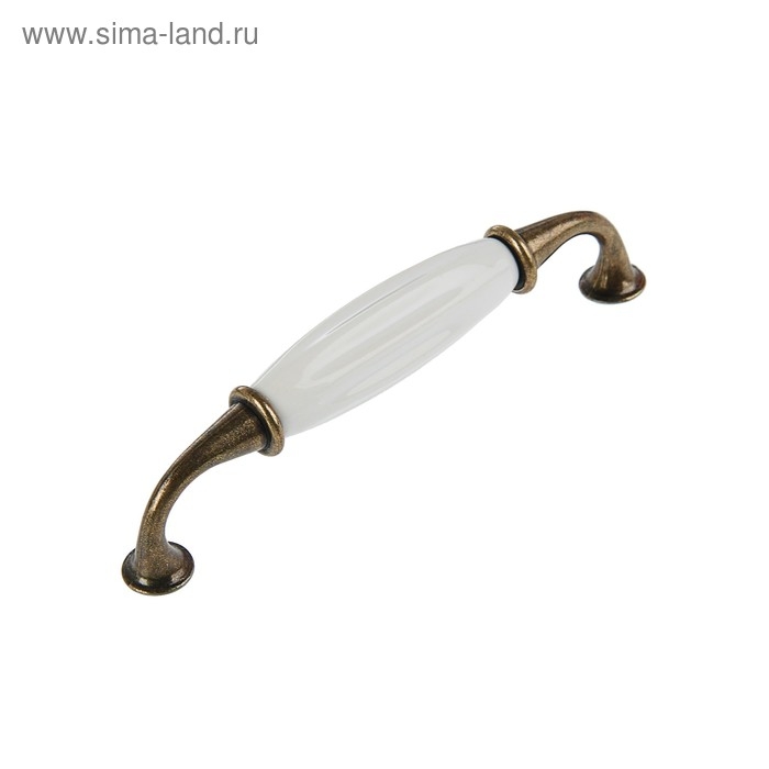 Ручка скоба STYLISH Ceramics 003, керамическая 128 мм, цвет бронза Ручка скоба STYLISH Ceramics 003, керамическая 128 мм, цвет бронза