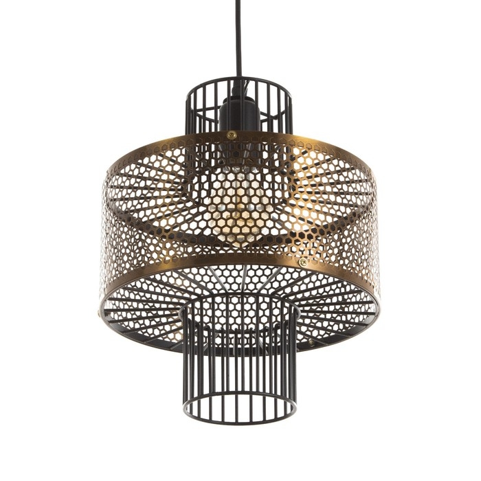 Светильник BayerLux Светильник BayerLux "Цецна" Е27 40Вт черный золото 25х25х30-130см